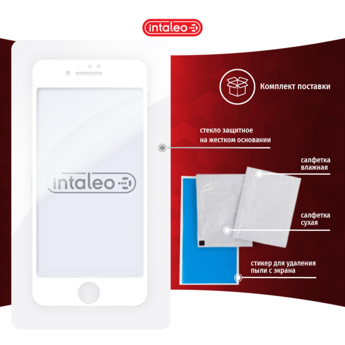 Скло захисне Intaleo Full Glue Apple iPhone 7/8 white (1283126501760)