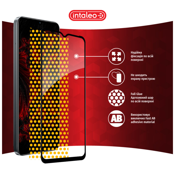 Скло захисне Intaleo Full Glue RealMe C25 Black (1283126518522)