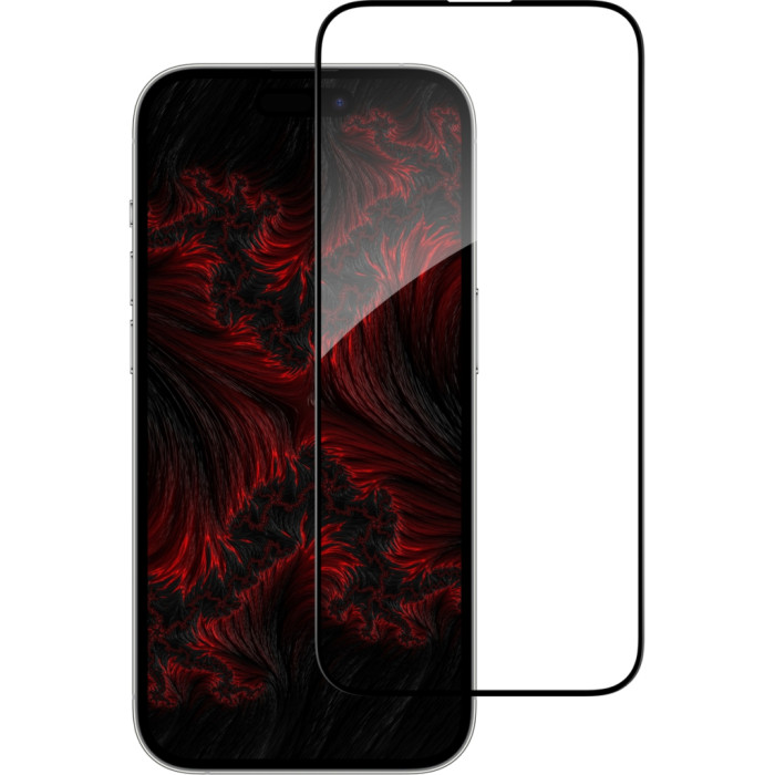 Скло захисне Intaleo Full Glue ESD Apple iPhone 14 Pro Black (1283126542138)