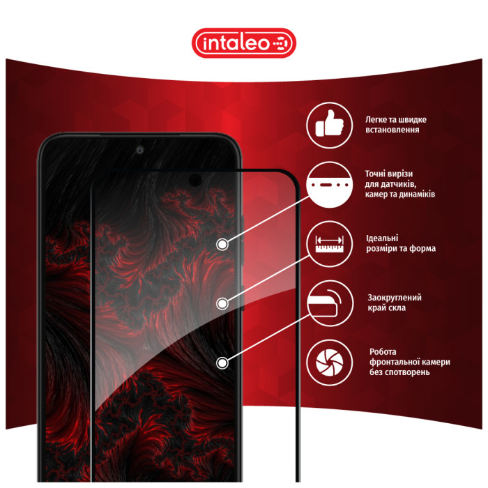 Скло захисне Intaleo Full Glue MOTO EDGE 30 Neo Black (1283126546709)
