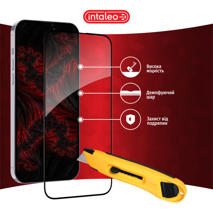 Скло захисне Intaleo Full Glue Infinix Hot 20S Black (1283126551383)