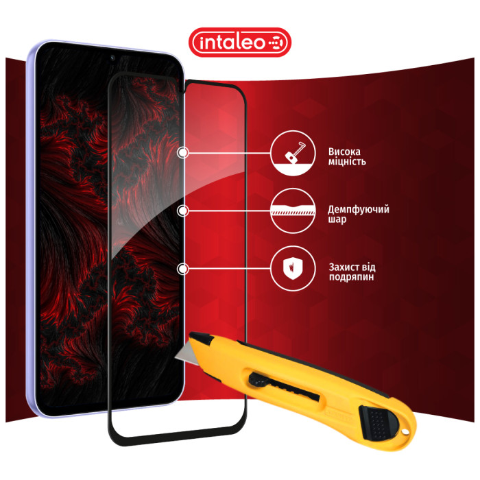 Скло захисне Intaleo Full Glue Samsung A34 5G Black (1283126559839)