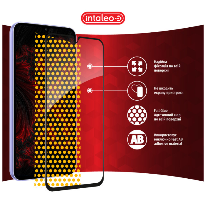 Скло захисне Intaleo Full Glue Samsung A34 5G Black (1283126559839)