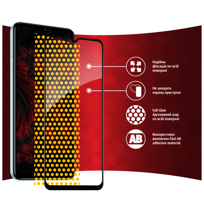 Скло захисне Intaleo Full Glue Tecno Spark Go 2023 (1283126564840)