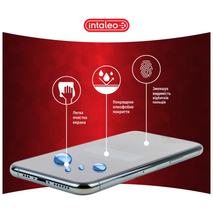 Скло захисне Intaleo Full Glue Apple iPhone 15 Pro Max (1283126575457)