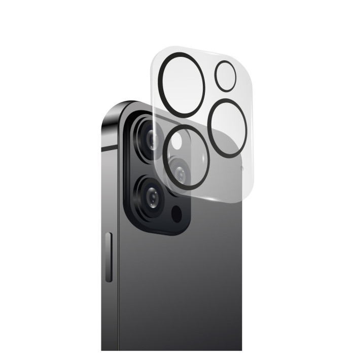 Скло захисне Intaleo Camera Lens Apple Iphone 15 Pro/15 Pro Max Black (1283126576867)