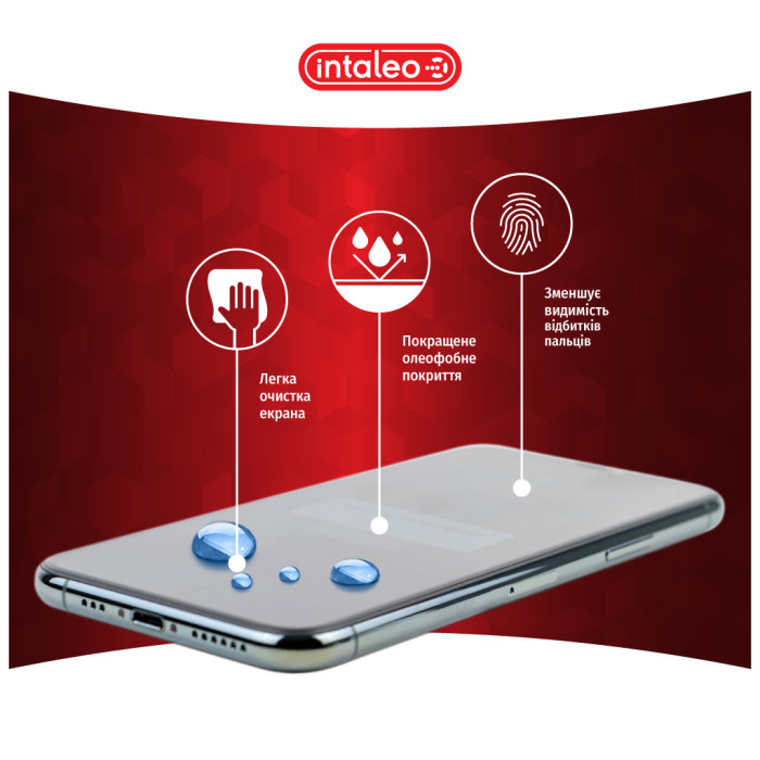 Скло захисне Intaleo Full Glue Samsung M14 Black (1283126579912)