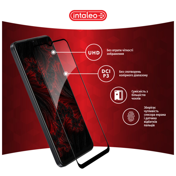 Скло захисне Intaleo Full Glue Oppo A38 5G Black (1283126582493)
