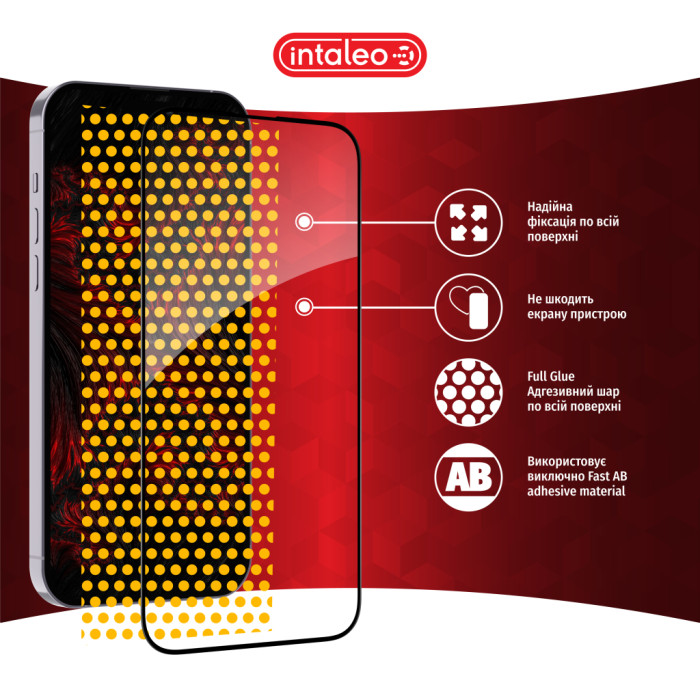 Скло захисне Intaleo Full Glue Oppo A98 Black (1283126583551)
