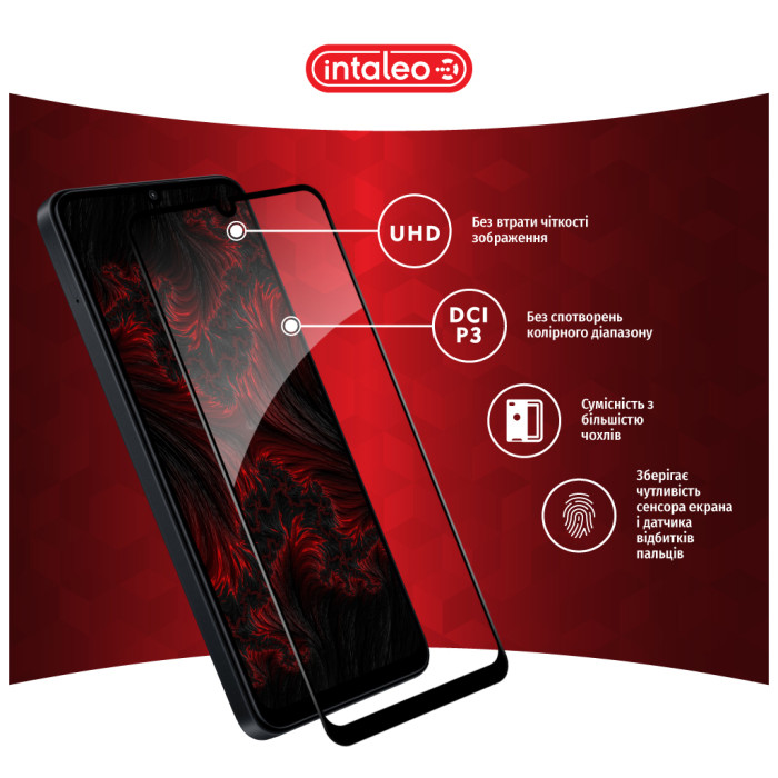Скло захисне Intaleo Full Glue Xiaomi Poco C65 Black (1283126583667)