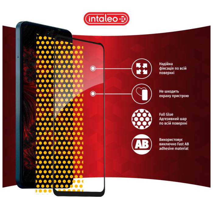 Скло захисне Intaleo Full Glue Tecno Spark Go 2024 Black (1283126589126)