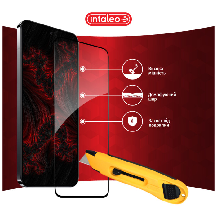 Скло захисне Intaleo Full Glue Xiaomi 14 Black (1283126591259)