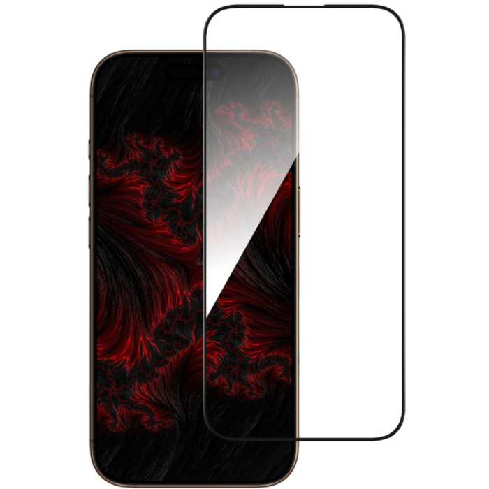 Скло захисне Intaleo Full Glue Apple iPhone 16 Pro Max Black (1283126593819)