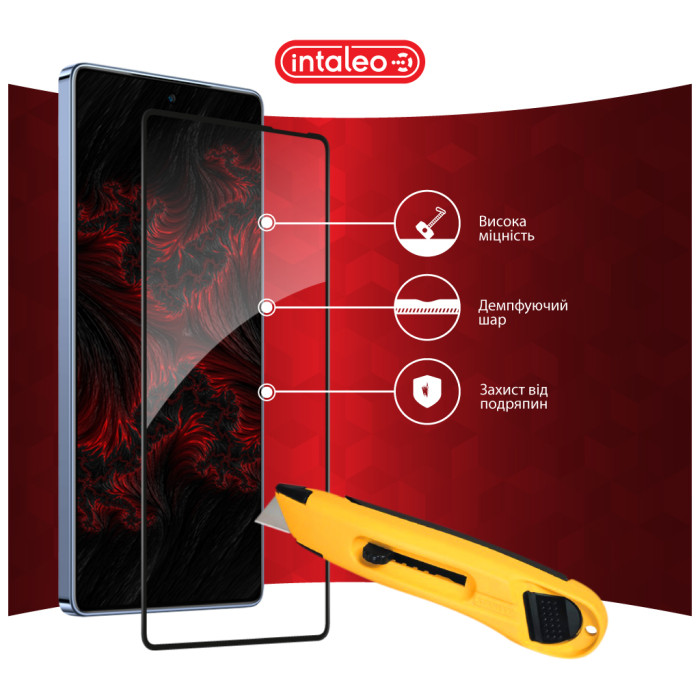 Скло захисне Intaleo Full Glue Infinix Note 40 4G Black (1283126594915)