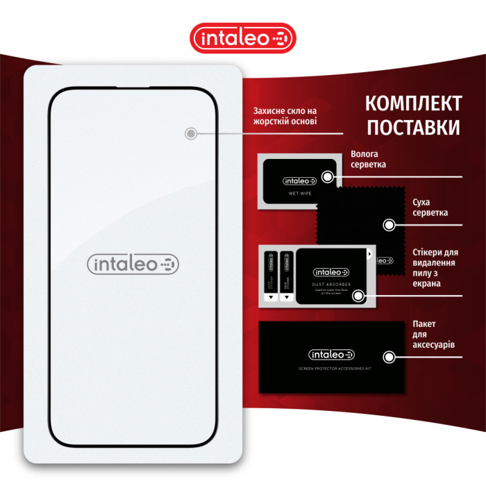 Скло захисне Intaleo Full Glue Realme 12 4G Black (1283126598753)