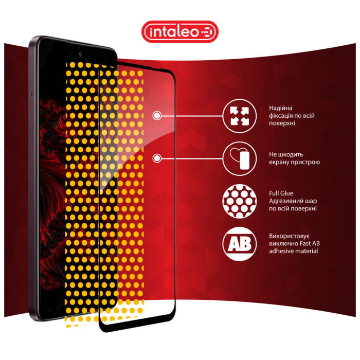 Скло захисне Intaleo Full Glue Oppo A3x Black (1283126598784)