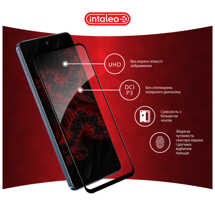 Скло захисне Intaleo Full Glue Infinix Hot 50 5G Black (1283126606939)