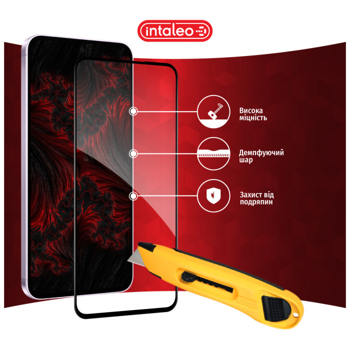 Скло захисне Intaleo Full Glue Samsung A36 Black (1283126608124)