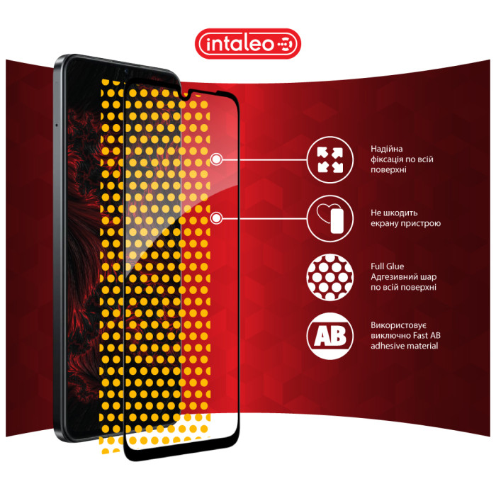 Скло захисне Intaleo Full Glue Realme Note 60X Black (1283126609053)