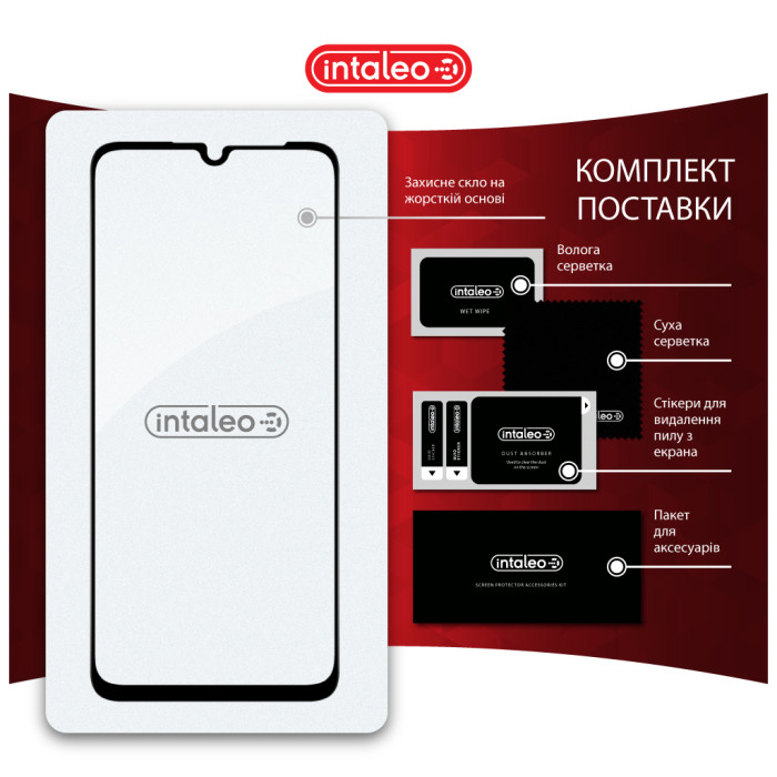 Скло захисне Intaleo Full Glue Realme Note 60X Black (1283126609053)