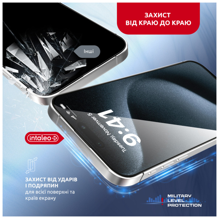 Скло захисне Intaleo MagicBox Apple iPhone 15 PRO MAX (4820266742867)
