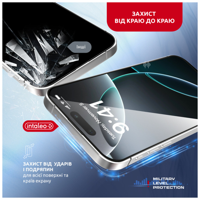 Скло захисне Intaleo MagicBox Apple iPhone 16 PRO (4820266742911)