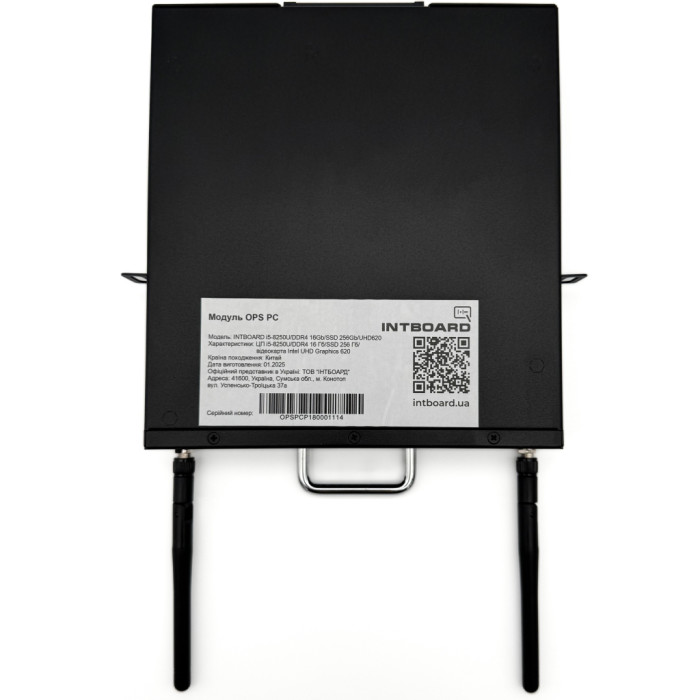 Комп'ютер Intboard OPS PC і5-8250U/DDR4/16Gb/SSD 256Gb/UHD620 (10735008)