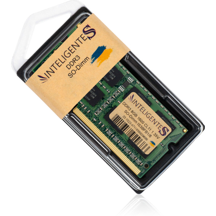 Модуль пам'яті для ноутбука SoDIMM DDR3L 8GB 1600 MHz INTELIGENTES (IS3BFB1/8)