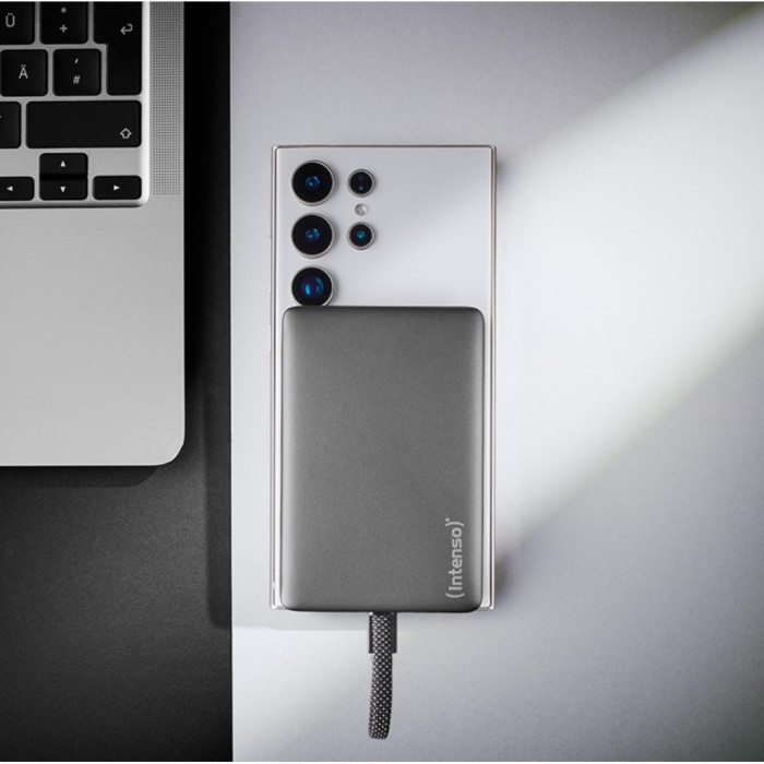 Батарея універсальна Intenso MC10000 10000mAh PD/20W MAG Grey (7340034)