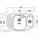 Мийка кухонна Interline EXD 171