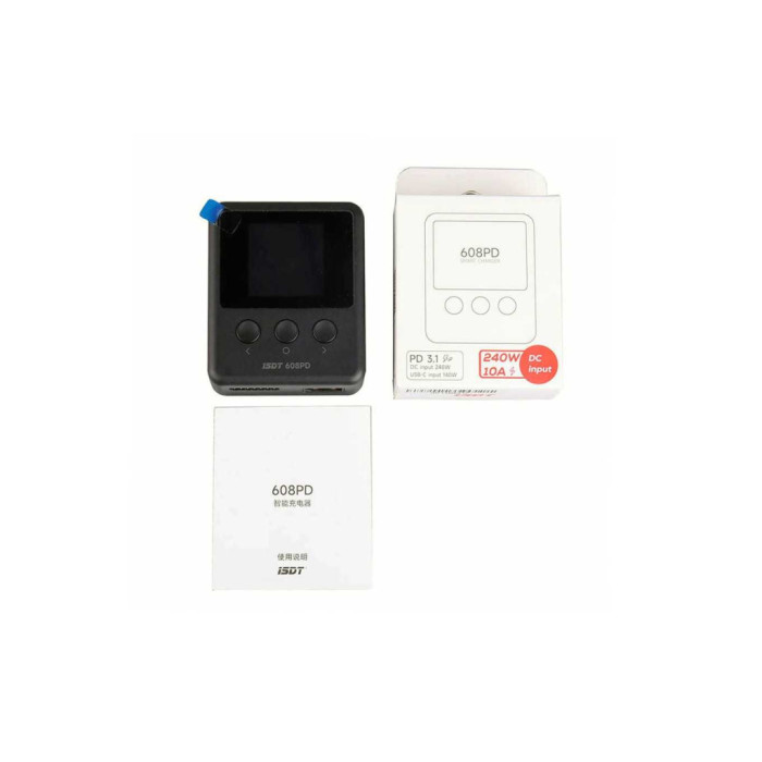 Зарядний пристрій для дрона iSDT 608PD, 240W DC/PD dual mode (608PD)