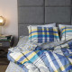 Постільна білизна Isleep полуторний Сатин Twill 15 (15_pl_Isleep)