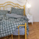 Постільна білизна Isleep полуторний Сатин Twill 45 (45_pl_Isleep)