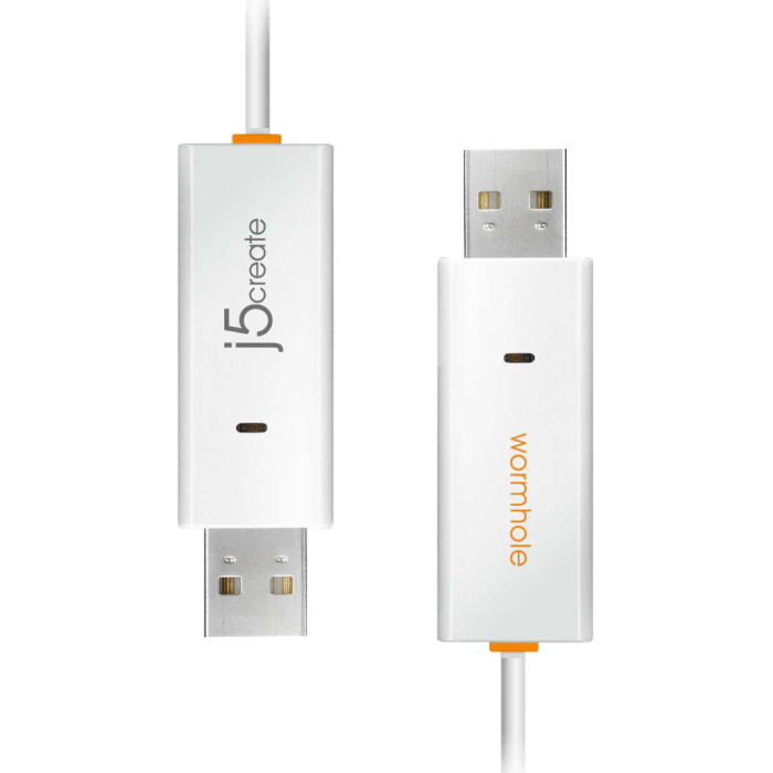 Дата кабель USB 2.0 AM/AM 1.8m Windows & Mac J5create (JUC400-N)