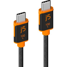 Дата кабель USB-C to USB-C 3.0m 100W (20V/5A) premium J5create (JUCX25L30-N)