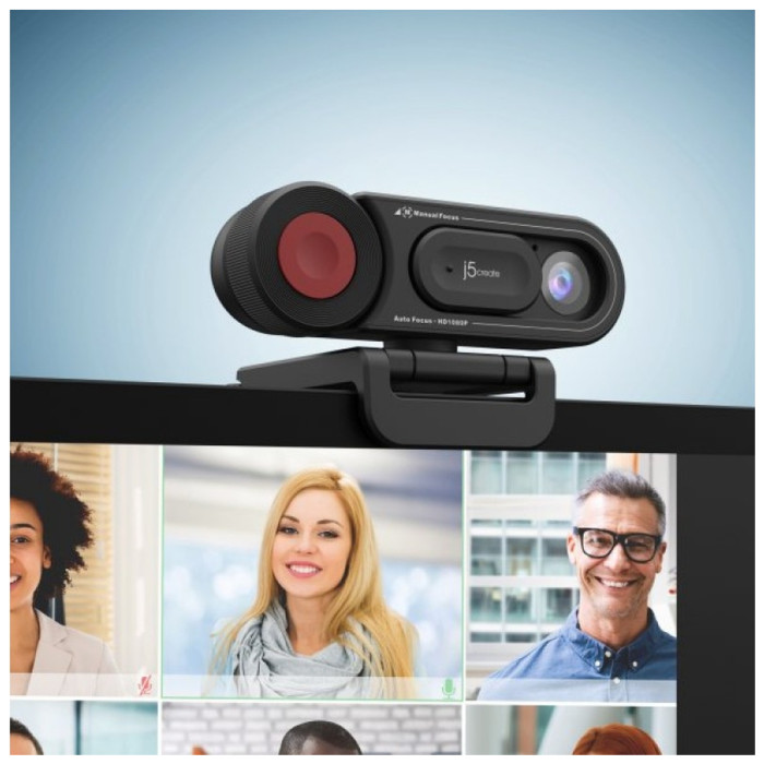 Веб-камера J5create JVU250-N Full HD USB-A/C (JVU250-N)