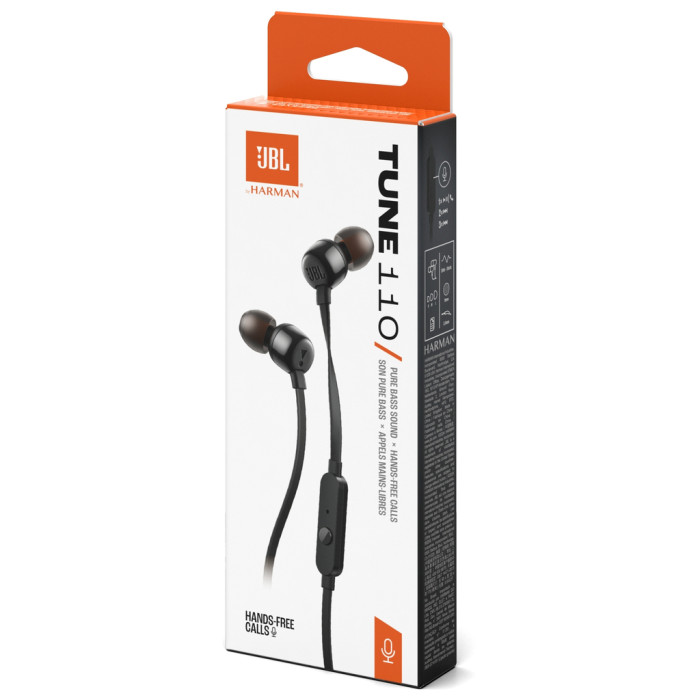 Навушники JBL Tune 110 Eco Black (JBLT110BLKE)