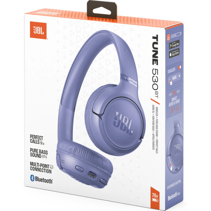 Навушники JBL Tune 530BT Lavender (JBLT530BTLAVEU)