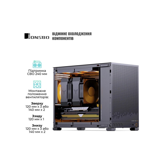 Корпус для ПК JONSBO D32 STD Black