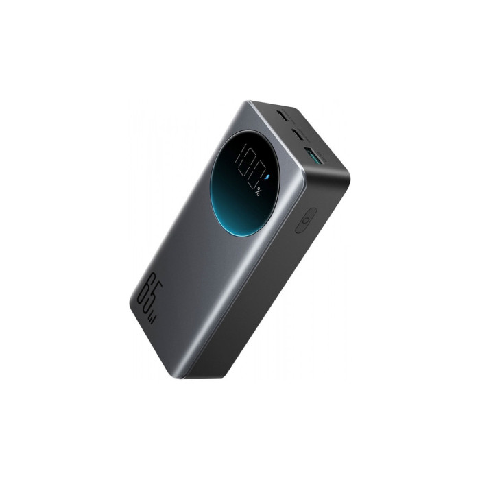 Батарея універсальна JOYROOM 30000mAh 65W PD, QC/3.0, USB-A, 2xUSB-C In/Out, Black (JR-PBF05)