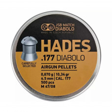 Пульки JSB Diabolo Hades 4,5 мм, 0.670 г, 500 шт/уп (546292-500)