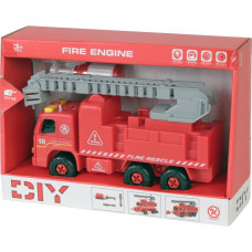 Конструктор Kaile Toys Пожежна машина з драбиною і викруткою (KL802-1)