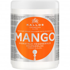 Маска для волосся Kallos Cosmetics Mango Зволожувальна з олією манго 1000 мл (5998889515232)