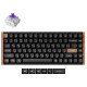 Клавіатура Keychron K2HE Gateron Double-Rail Magnetic Nebula Hot-swap QMK Wireless/Bluetooth/USB-А UA Wood/Black (K2H-F1-UA)