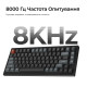 Клавіатура Keychron V1 Ultra Keychron Red Switch RGB UA Black (V1U-D1-UA)