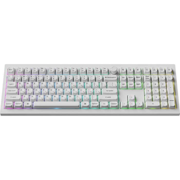 Клавіатура Keychron V6 Ultra Keychron Red Switch RGB UA White (V6U-F1-UA)