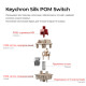 Клавіатура Keychron V6 Ultra Keychron Red Switch RGB UA White (V6U-F1-UA)