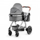 Коляска Kinderkraft 3 в 1 Veo Gray (KKWVEOGRY30000) (5902533910656)