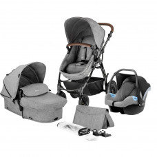 Коляска Kinderkraft 3 в 1 Moov Gray Melange (KKWMOOVGRYM0NC) (5902533915019)