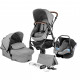 Коляска Kinderkraft 3 в 1 Moov Gray Melange (KKWMOOVGRYM0NC) (5902533915019)